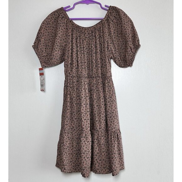 Girls' Short Sleeve Woven Dress - Cat & Jack S 6/7 - Picture 2 of 9
